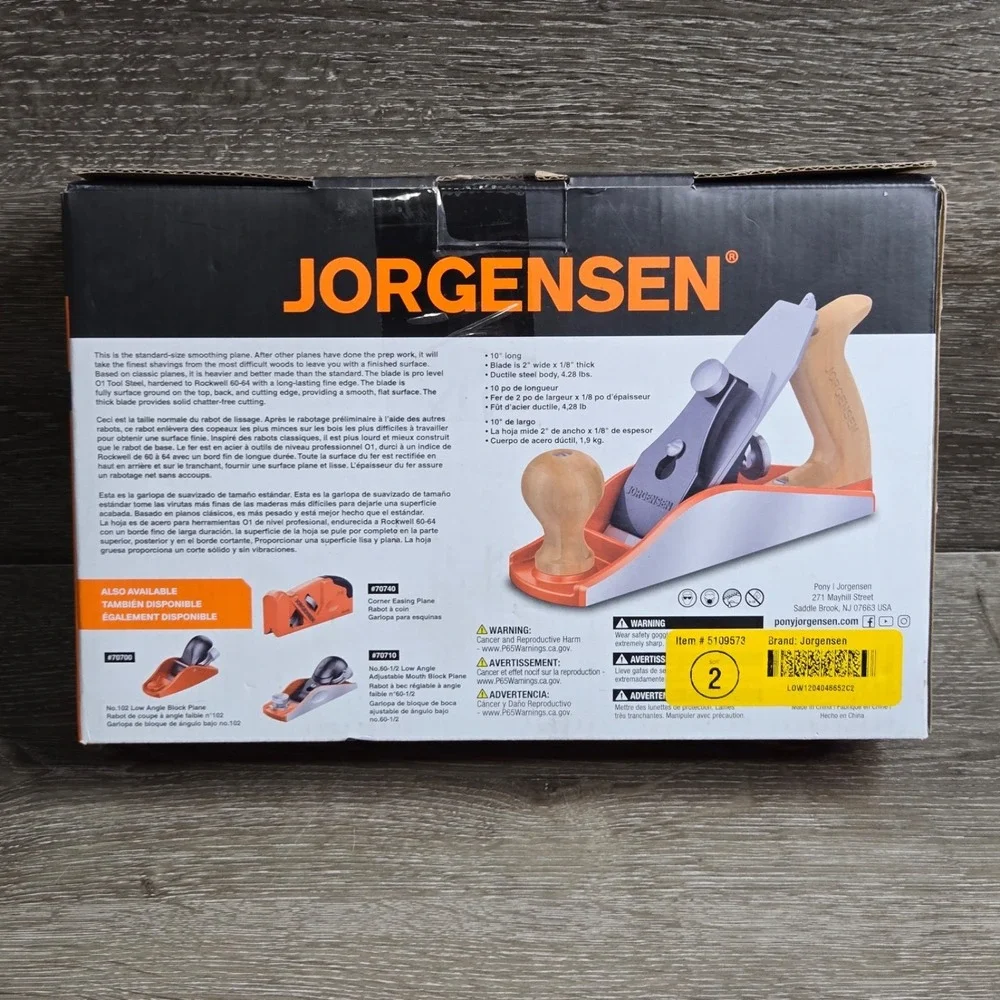 Jorgensen #4 Smooth Plane 10